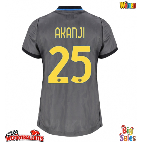 Inter Milan Manuel Akanji #25 Replica Third Stadium Shirt for Women 2026-27 Short Sleeve
